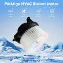 HVAC Blower Motor with Fan Cage (fits w/Custom Center Console) Replaces 700101 Fit for Chevrolet Silverado/GMC Sierra 2003-2007| Fit for Hummer H2 03-07 | 3 Bolt Mount Style