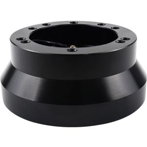 Universal 5/6 Hole Steering Wheel Hub Adapter, Compatible for GMC Chevy Pontiac Cadillac Truck Pickup(Black)