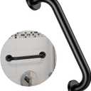 12 Inch Stainless Steel Shower Grab Bar,ZUEXT Oil Rubbed Black Shower Handle,Bathroom Balance Bar,Safety Hand Rail Support Bar for Handicap Elderly Injury,Senior Assist Bar,Wall Concealed Mount Handle