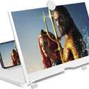 14 Inch Smartphone Screen Magnifier 3D HD Foldable Amplifier Phone Stand with Adjustable Angle Gift for Mom Dad Family Portable Universal Enlarger Movies Gaming Video