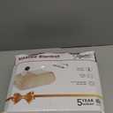 Homemate Electric Heated Blanket Twin - 62"x84" Heating Bed Blankets Throw with 10 Heating Levels 8 Hours Auto Off Fast Heating Over-Heated Protection Ultra Soft Warm Flannel ETL Certified Beige