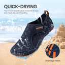SEEKWAY Barefoot Water Shoes for Kids - Wide Toe Box and Quick-Dry Sand Shoes Toddler for Hiking Swim Beach Pool Kayak Sport Accessories, Camping Essentials Non-Slip for Boys Girls Sizes