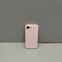 Vooii Compatible with iPhone 16e Case, Liquid Silicone Upgrade [Camera Protection] [Soft Anti-Scratch Microfiber Lining] Shockproof Phone Case for iPhone 16e 6.1 inch - Chalk Pink