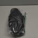 ONCAI Mens Sandals, Arch Support Sport Slides Open Toe Adjustable Straps Orthotic Cushioned Footbed for Plantar Fasciitis Rubber Soles Size 7.5-15 (Black)