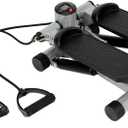 Steppers for Exercise,Stair Stepper with Resistance Bands,Health & Fitness Mini Stepper Stair Stepper Exercise Equipment,Air Stair Climber Stepper Exercise Machine