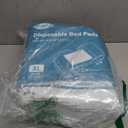 MILDPLUS Bed Pads with Adhesive Strips 30''X36'', 30 Count Chucks Disposable Underpads Extra Large Thicker Incontinence Pads for Unisex Adult, Senior, Kids and Pet (with Adhesive )