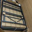 Full Size Folding Bed Frame, Heavy Duty Full Metal Platform with 14" Underbed Storage, Easy Tool-Free Assembly, No Box Spring Needed