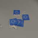 Iconikal Tie-On Cardstock Hanukkah Gift Tags, Star of David, 60-Count