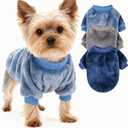 Algudbilt Dog Sweater | 3-Pack Clothes Jackets , Breed (Male & Girl), Soft Winter Coats Sweaters for Dogs and Cats, Pet Apparel Outfits (Grey,Blue,Navy, Small)