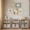 5Pcs Retro Vintage Animal Canvas Wall Art Nursery Decor Kids Painting Picture Wall Decor Farmhouse Animal Poster Print Artwork for Children's Bedroom Dining Room Home Decoration (12x16in)