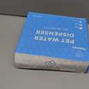 VANNON 16oz Pet Water Bottle, Gravity Dog Water Bowl Dispenser for Cage, Anti-Overflow Water Dispenser for Small Dogs, Cats, Rabbits and Other Small Animals, BPA Free, Grey