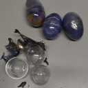 Anditoy 5 Pack Slime Eggs Stress Relief Toys Easter Eggs for Kids Boys Girls Easter Basket Stuffers Gifts Party Favors (Blue+Purple+Gold)