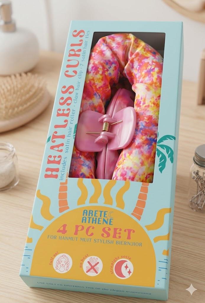 Heatless Curls 4Pc Set
