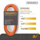 Deck Belt 592951801 / Kevlar Cord / 1/2" x 152" - Compatible with Husqvarna Z254F with 54" Decks