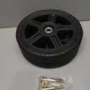 2 Pack 10" Lawn Mower Wheels, Push Mower Wheel kits Includes Bolts & Nuts, Fit Standard Pressure Washer, Garden Cart, Air Compressor, Wheelbarrow, Handtruck, Generator Wheel, Lawn Tractors