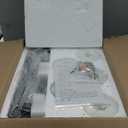 Bathroom Vanity Light, 5-Light Vanity Lighting Fixture Over Mirror for Bathroom, 30" Matte Black Wall Light Fixture, Wall Sconces with Frosted Glass Shade for Mirror Bedroom Living Room