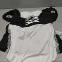 Fun Shack Maid Outfit for Men, Male Uniform, French Maid Costume, Party Dress Up (Large)