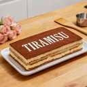 Cake Decorating Stencil Wedding Birthday Tiramisu Letter Template Molding Baking Lover Tool for Sugar Powder Top Stencil