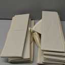 DIMJ Drawer Organizer Clothes, 12 Pack Dresser Organizer, Foldable Closet Organizers and Storage, Fabric Dresser Bins, Drawer Dividers for Nursery, Baby Clothes, Underwears, Sock (Beige)