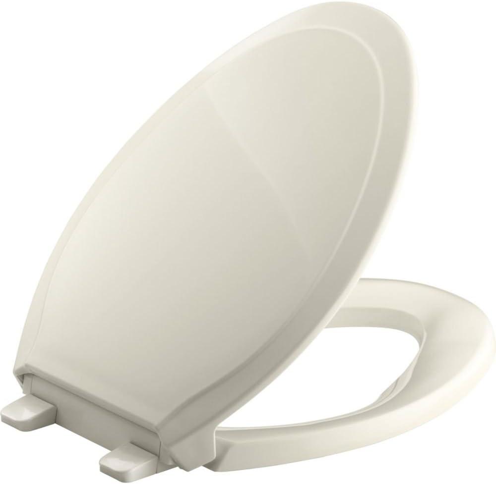 Rutledge Quiet-Close Elongated toilet seat (Almond)