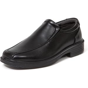 Deer Stags Boys' Greenpoint Jr Slip On Youth Dress Shoes Loafers for Church, Formal, School Uniform / Black / 1 Little Kid / Medium (6 Big Kid)