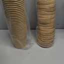 32 Oz Compostable Paper Soup Cups, 25 Pack Kraft Heavy Duty Cups, Disposable Paper Soup Containers with Vented Lids, Microwave Safe Party Cups, Eco Friendly Alternative to Plastic Containers