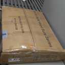 31.5" Solid Wood Dining Room Table for 2,Modern Farmhouse Rectangular Kitchen Real Wooden Table,Mid Century Fluted Design Furniture Desk for Home,Small Space,Apartment,Living Room Walnut