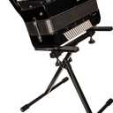 Nomad Music Adjustable Accordion Stand - Durable Accordion Holder for Securely Displaying and Playing Your Instrument with Ease of Access for Live Performance and Practice