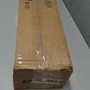 CLT 24" White Folding Shelf Brackets Max. Load 550 lb, Heavy Duty DIY Wall Mounted Shelf Bracket Space Saving for Table Work Bench, Pack of 2