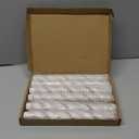 Baquler 6 Pcs Christmas Flameless Taper Candles 10.6 Inch Sea Salt Candy Cane Candles Battery Operated LED Christmas Candlesticks for Xmas Centerpiece Holiday Party Decor