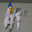 PowerTRC Kids Airplane Toys, Bump & Go Action Toddler Toy Airplane with LED Flashing Light, Music, Airplane Sound, Great Gift for Boys Girls Ages 3-12 (Set of 1)