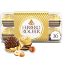 BB SEP 30 2025 Pack Of 2 Ferrero Rocher, Premium Milk Chocolate Hazelnut, Individually Wrapped, Chocolate Gift Box, 16 Count, 7 oz