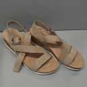Jeossy Women's Platform Wedge Sandals 835 Comfortable Open Toe Ankle Strap Summer Walking Sandals with Buckle