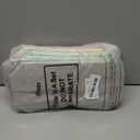 8 Pcs Makeup Bag Pu Leather Cosmetic Pouch Waterproof Small Toiletry Bag Portable Cosmetic Organizer Water Resistant Storage Purse for Lady Women Daily Storage Travel Organizer (Soft Colors,Large)