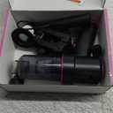 CODN Handheld Car Vacuum Portable Cordless 12000PA, 2 in 1 Handheld Vacuum Cleaner and Air Duster with Multi-Nozzles and LED Light, Mini Hand Held Vacuum Rechargeable for Home, Car, Office, Pet Hair (Black & Rose Red)