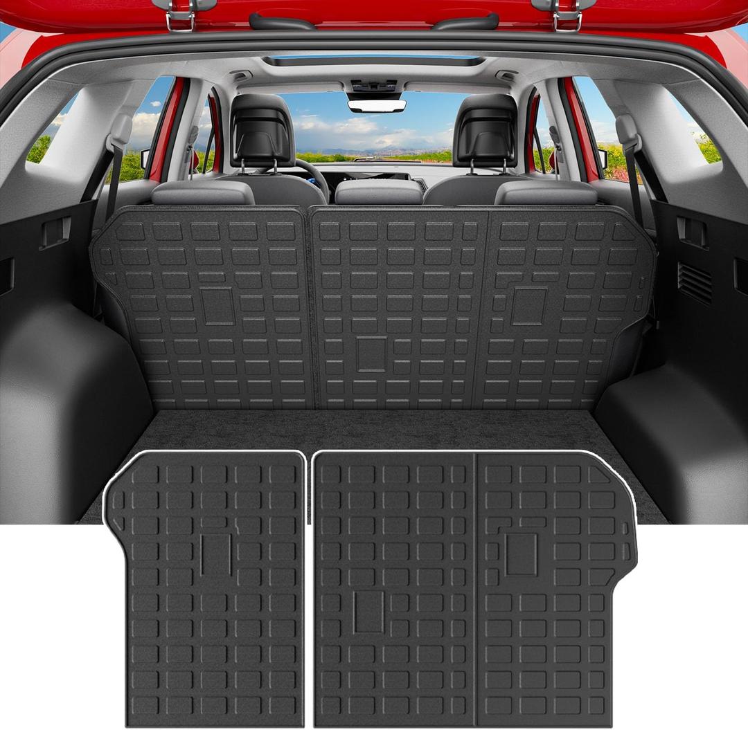 powoq Fuel&Hybrid Cargo Liner Compatible with 2023-2026 KIA Sportage Trunk Mat Cargo Mat Seat Back Protector TPE Mat (Not Fit PHEV) Replacement for 2023-2026 Kia Sportage Accessories (Backrest Mat)