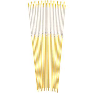 Blazer International 381YDM-24 Yellow 48-Inch Fiberglass Pole Reflective Driveway Marker, 24 Pack