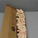 5 Pcs Light Coffee Silk Hydrangeas Artificial Flower Boho 20'' Faux Hydrangeas for Fall Indoor Home Decor Spring Kitchen Living Room Outdoor Porch Wedding Flower Arrangement