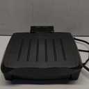 George Foreman Fully Submersible Grill, NEW Dishwasher Safe, Wash the Entire Grill, Easy-to-Clean Nonstick, Black/Grey (4-Serving)