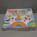 Air Dry Clay Kit for Kids, Modeling Clay for Kids, DIY Model Magic Clay Non-Sticky Soft & Ultra Light with Sculpting Tools, Birthday Christmas Gift for Boys Girls Ages 3 4 5 6 7 8+ (Multicolor)