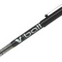 Pilot VBall Liquid Ink Rolling Ball Stick Pens, Extra Fine Point, Black Ink, 12-Pack (35200)