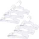 60 pcs White Baby Nursery Closet Hangers,Non-Slip Laundry Infant Pant Hanger for Newborn Clothes,Ultra-Thin Child Coat Hanger for Girl Boy Toddler Kids