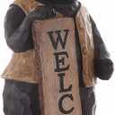 Hi-Line Gift Ltd Bear Standing with Welcome Sign Statue