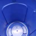 Rubbermaid Commercial Products BRUTE Heavy-Duty Round Trash/Garbage Can with Venting Channels, 10-Gallon, Blue, Waste Container for Landscapers/Construction/Restaurants/Offices/Driveway, Pack of 1