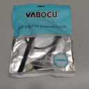 Vabogu Cat 8 Ethernet Cable 1.5FT, Heavy Duty 26AWG High Speed 40Gbps 2000MHz, Gold Plated RJ45 Shielded, Weatherproof Indoor & Outdoor LAN Cable for Gaming PC PS5 Xbox Modem Router