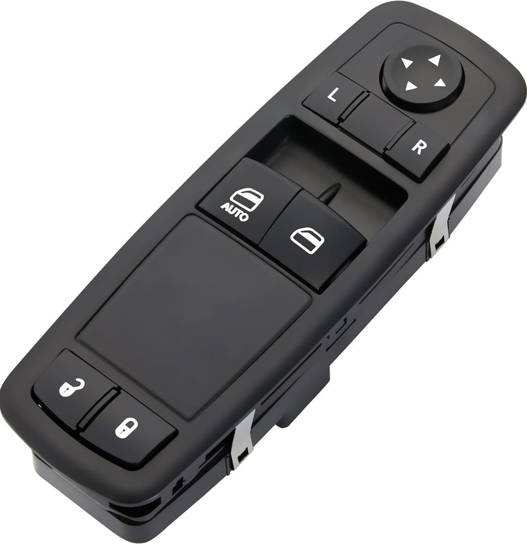 Master Power Window Switch Front Left Driver Side Compatible with 2012-2015 Dodge Grand Caravan Chrysler Town & Country|Replace OE#68110870AB,68110870AA,901-488,DWS2041(1AUTO,8+8 PINS)