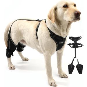 Dog Knee Brace for Torn Acl Hind Leg for Support with Cruciate Ligament Injury, luxating Patella,Arthritis,Dog Acl Knee Brace with Metal Splint Hinged Support for CCL Luxating Patella XL