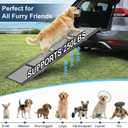 Dog Ramp for Cars 71"Long x 20"Wide SUV & Trucks, Non-Slip Surface Aluminum Pet Ramps for Small & Large DogsHeavy Duty Foldable Lightweight Portable Ramp for Senior Dogs High Bed Couch Outdoor 250lbs