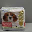 Paw Inspired 32ct Disposable Dog Diapers | Female Dog Diapers Ultra Protection | Diapers for Dogs in Heat, Excitable Urination, or Incontinence (Medium)