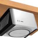 Freejia Under Desk Mount Holder for Mac Studio,Mounting Stand Bracket for M4 M3 M2 M1/ New M4 2025 (Max and Ultra),with Anti-Scratch Pad (Black)